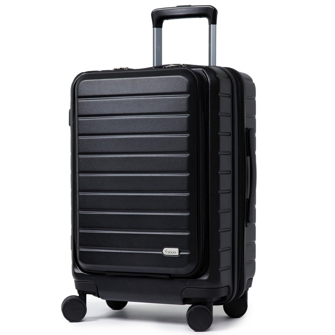 Evoon 拡張機能付きスーツケース 容量35L~41L/機内持ち込み可能【送料無料・3営業日以内に発送】