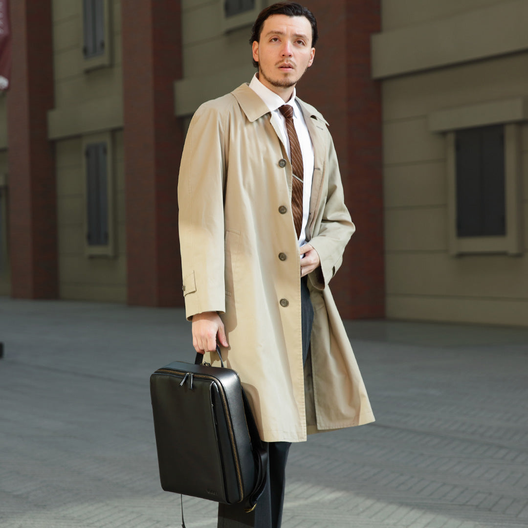 Evoon マルチビジネスリュックレザーMini・容量13L【送料無料・3営業日以内に発送】