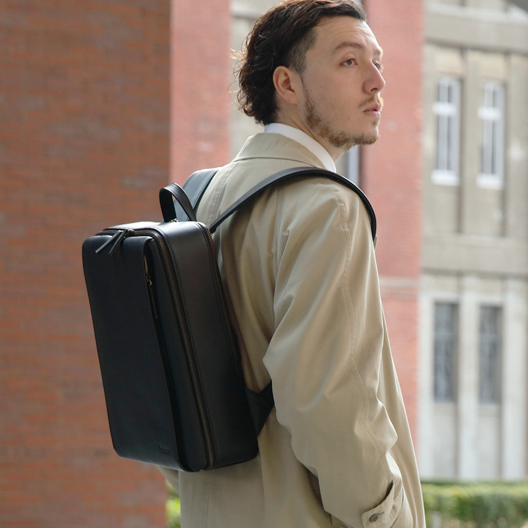 Evoon マルチビジネスリュックレザーMini・容量13L【送料無料・3営業日以内に発送】