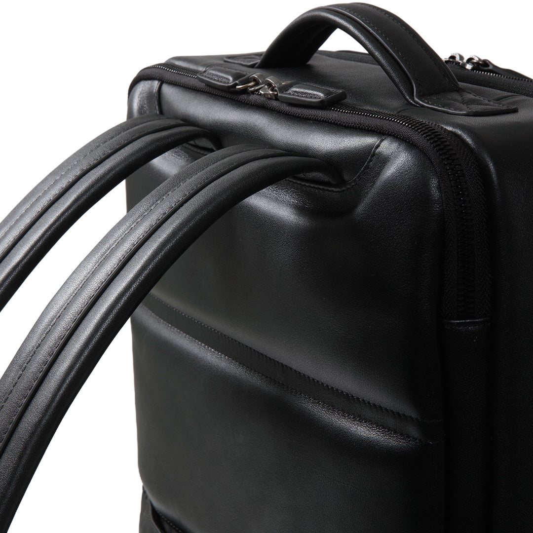 Evoon マルチビジネスリュックレザー2.0・容量19L～拡張時26L【まもなく予約開始・4月下旬までに入荷予定】