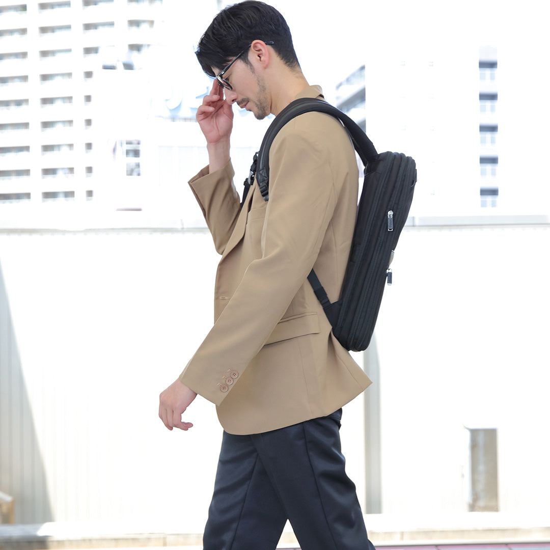 Evoon マルチビジネスリュックSlim X・容量15L～拡張時22L【送料無料・3営業日以内に発送】