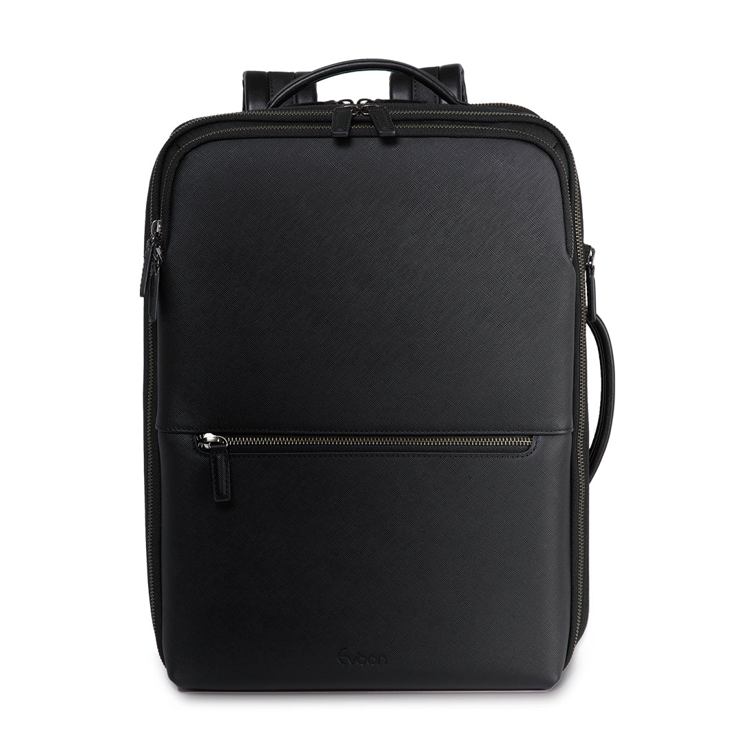Evoon マルチビジネスリュックレザーPlus・容量19L～拡張時26L【送料無料・3営業日以内に発送】