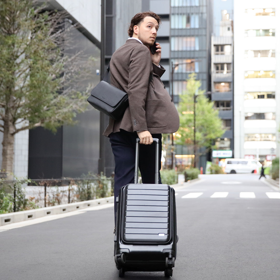 Evoon マルチスーツケースFront 容量35L～40L/機内持ち込み可能【まもなく予約開始・6月下旬までに入荷予定】