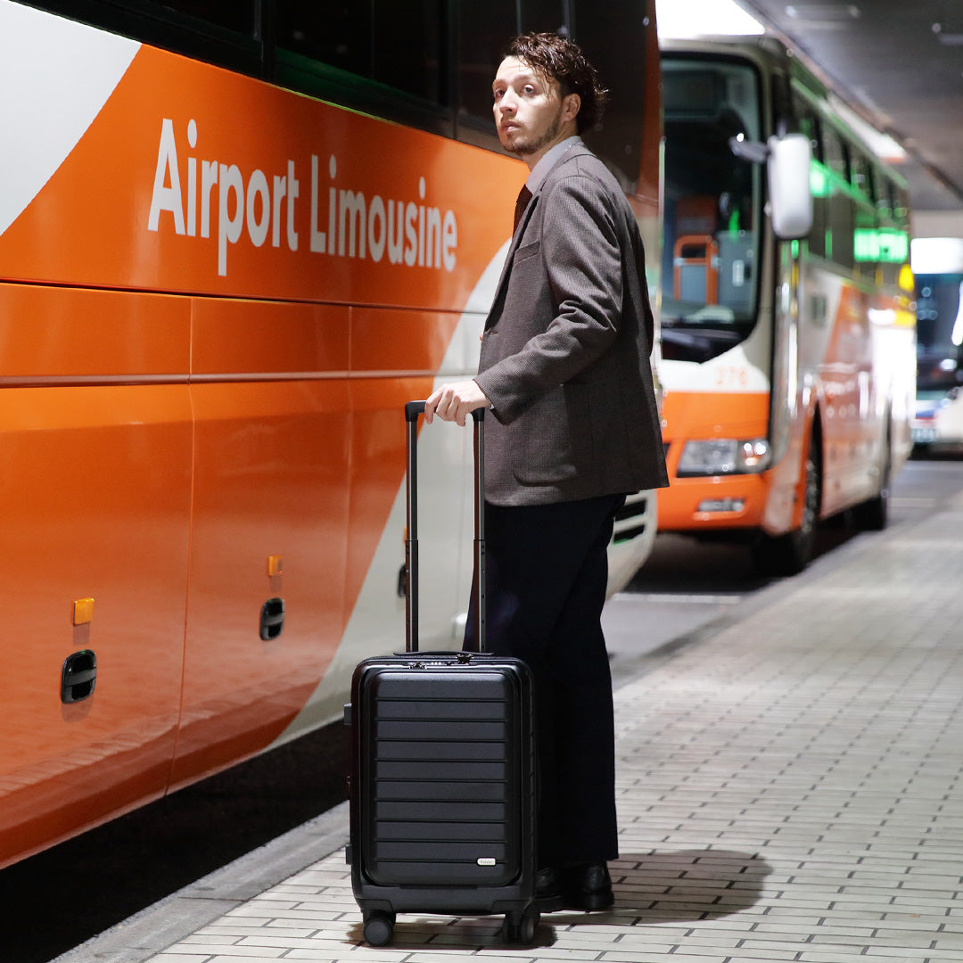 Evoon マルチスーツケースFront 容量35L～40L/機内持ち込み可能【まもなく予約開始・6月下旬までに入荷予定】