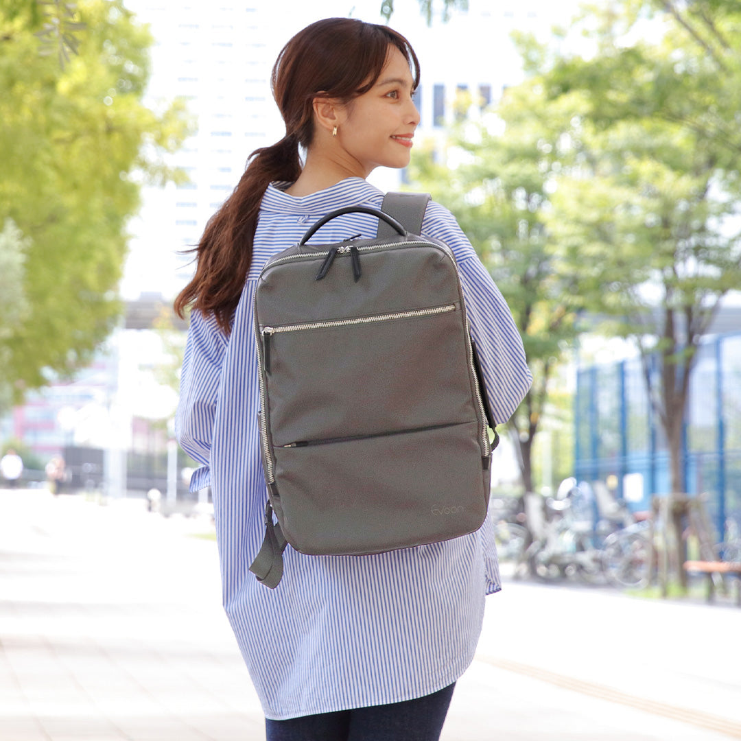 Evoon マルチビジネスリュックEmma・容量18L【送料無料・3営業日以内に発送】