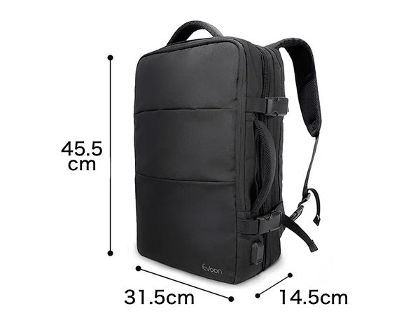Evoon マルチビジネスリュック2.0・容量20L~拡張時35L【3営業日以内に