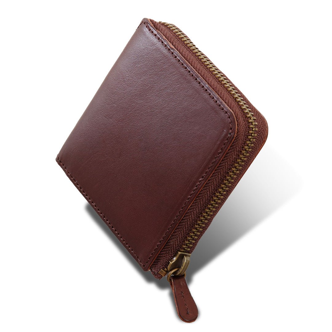 Evoon L字二つ折り財布 Vellda L-zip・ブラック/ブラウン/グリーン【送料無料・11月下旬までに入荷予定】 - Evoon