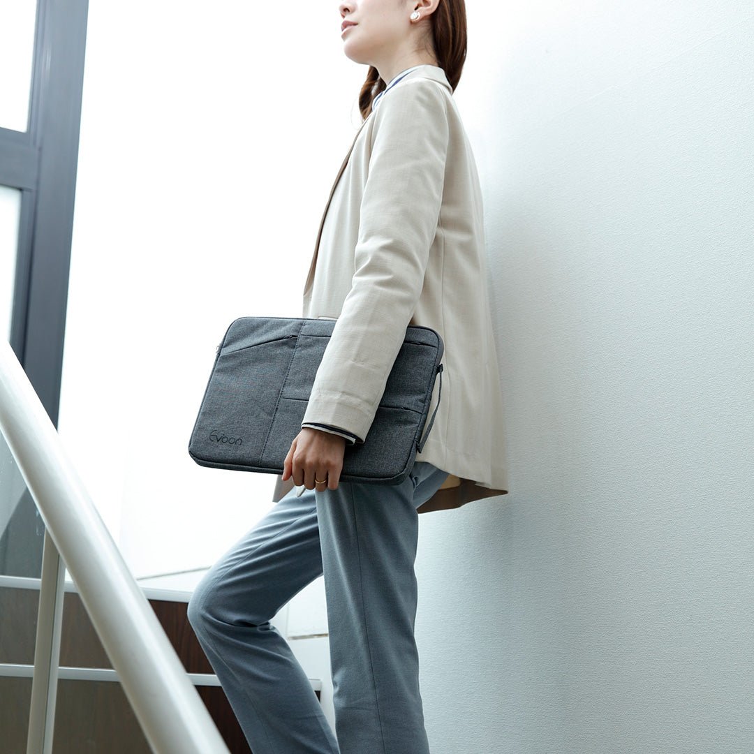 Evoon ノートパソコンケース 11.6inch-12.5inch/13inch-13.3inch/15-16inch グレー・ブラック・ネイビー - Evoon